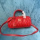 Miu Miu Arcadie Matelasse Nappa Leather Bag 5BB148 Red