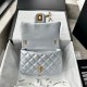 Chanel Mini Flap Bag with Pearl Top Handle Chain AS4385