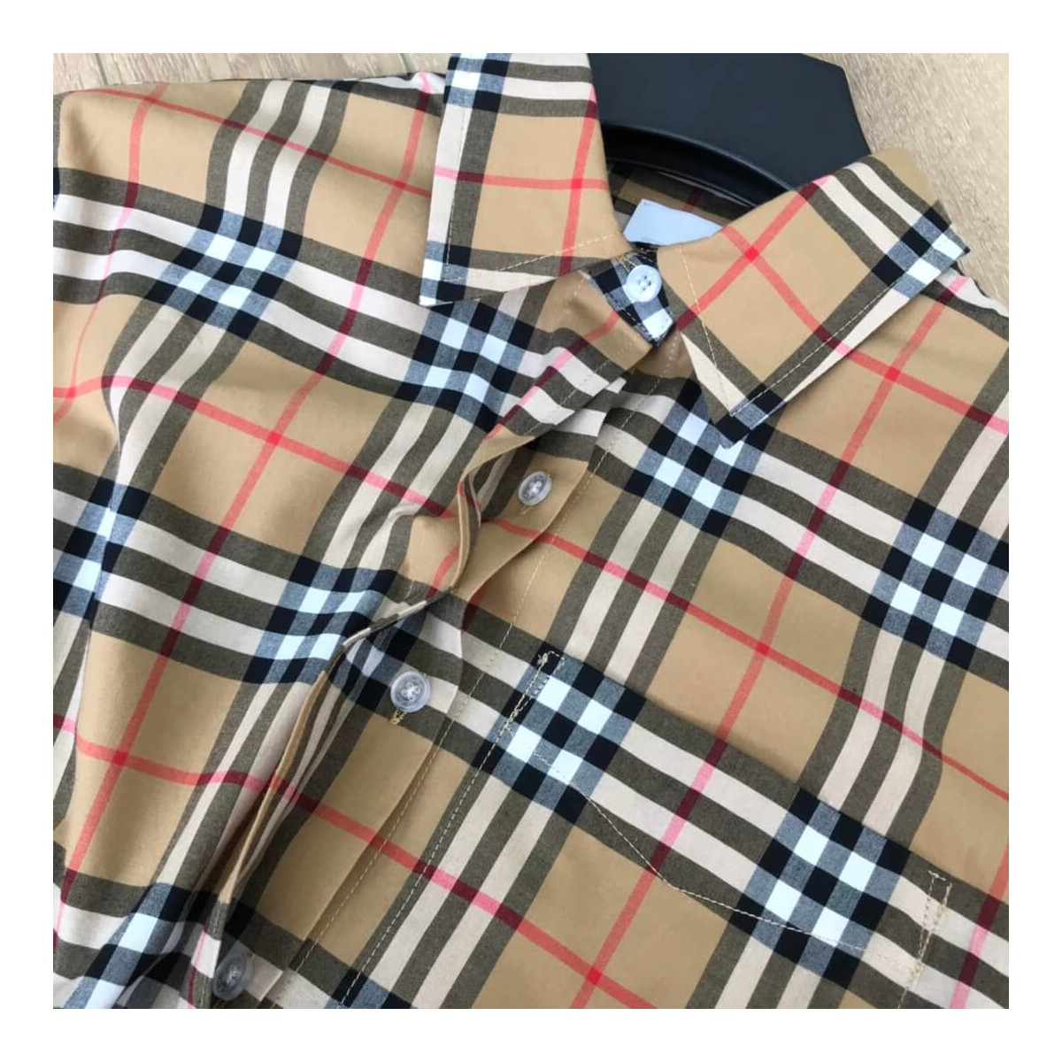 Burberry Vintage Check Cotton Tie-waist Shirt Dress 40734551