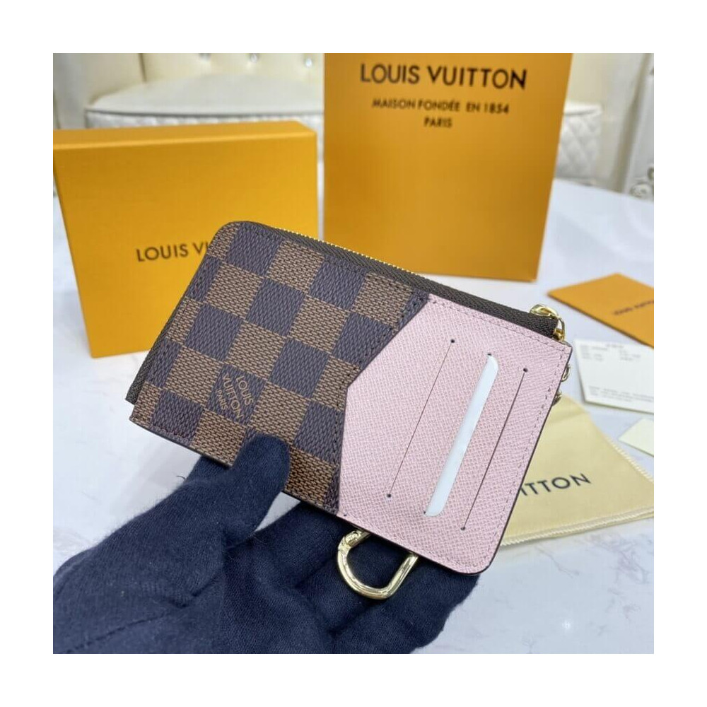 Louis Vuitton Damier Ebene Card Holder Recto Verso N60405 N60406