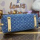 Louis Vuitton Monogram Denim CarryAll MM Bag M46855