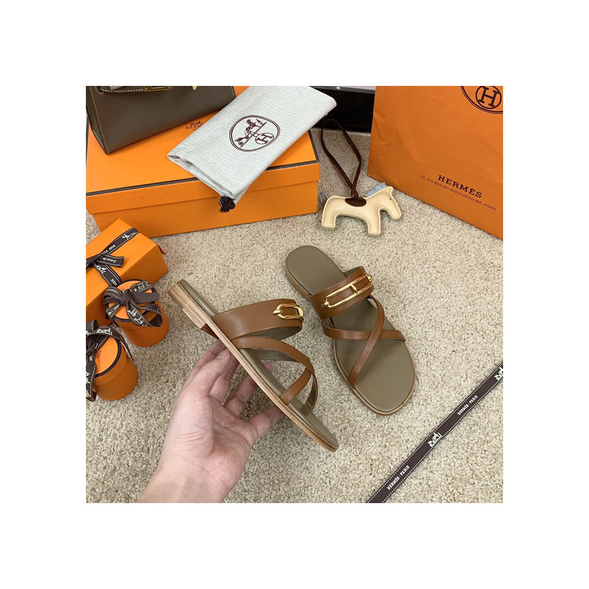 Hermes Claire Sandal H211039