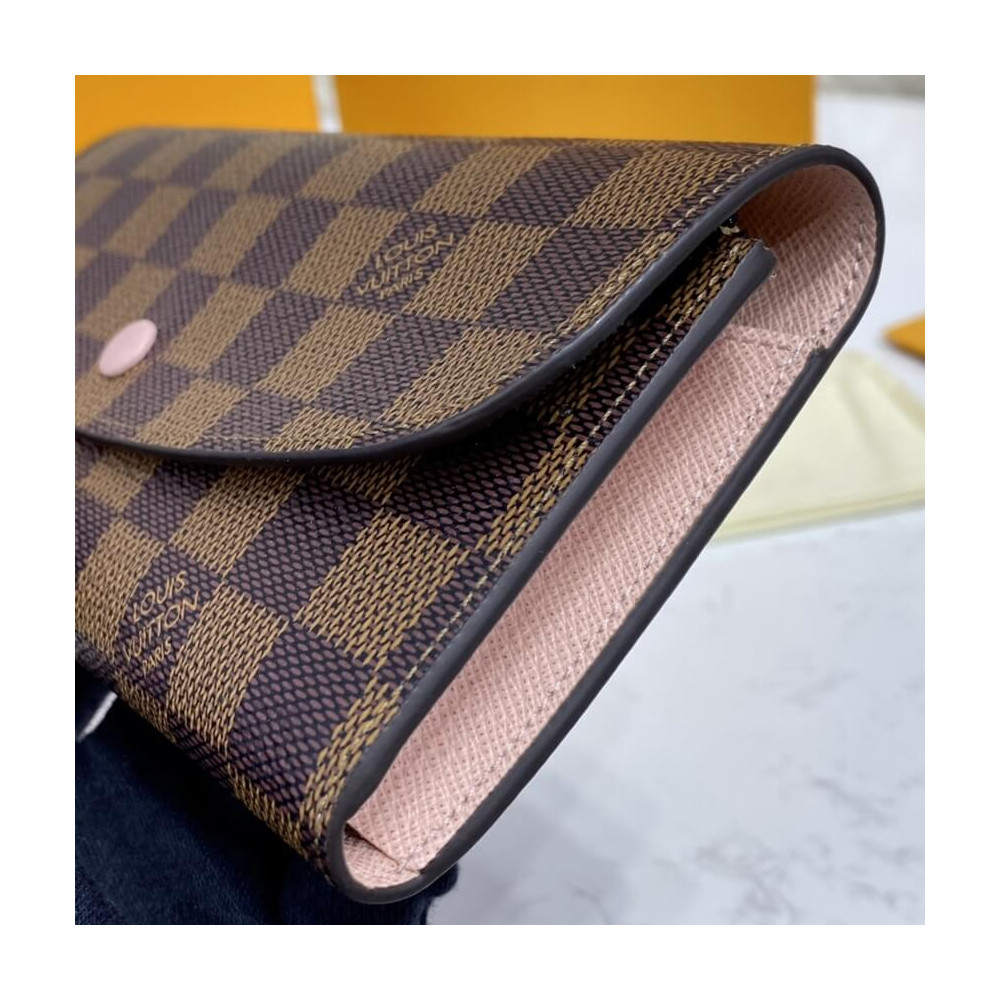 Louis Vuitton Damier Ebene Emilie Wallet N60214 N63544