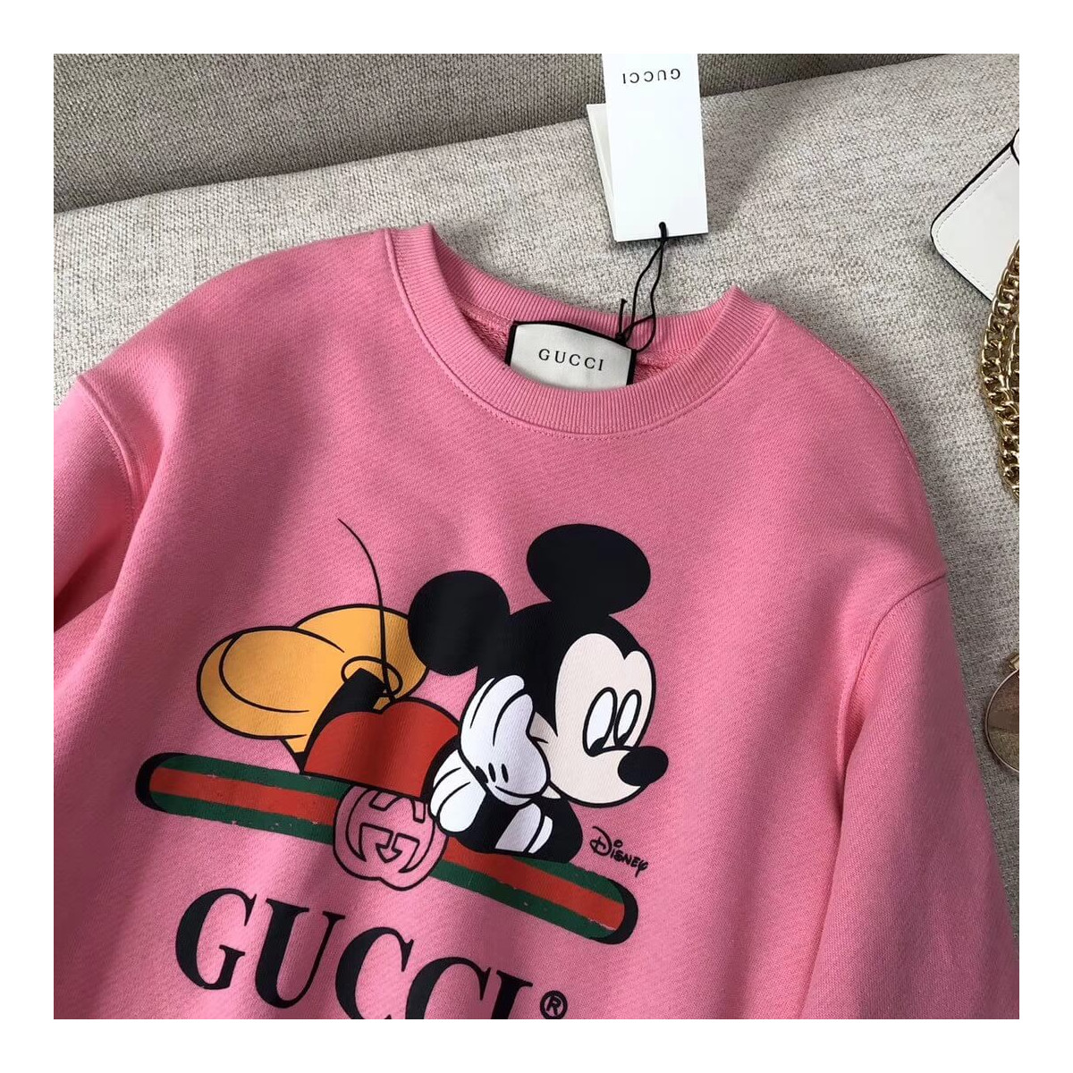 Gucci Oversize Sweatshirt With Disney Mickey 610145