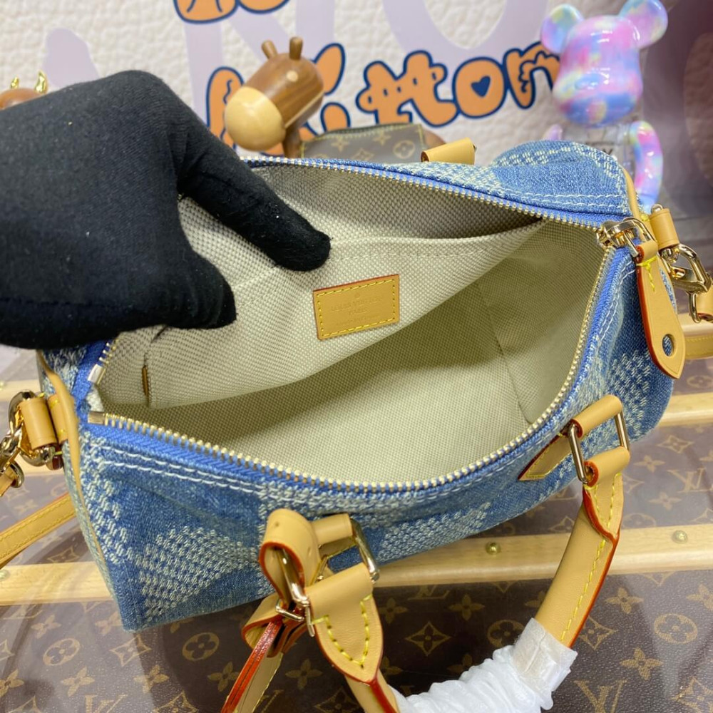 Louis Vuitton Speedy 25 Damier Denim 3D N40700