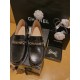 Chanel Patent Calfskin Loafers Black