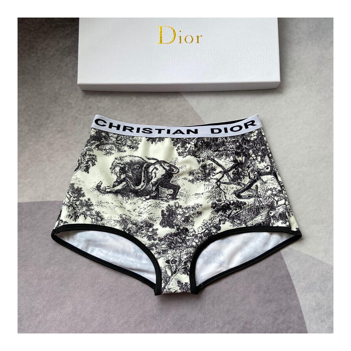 Christian Dior Toile de Jouy Two Piece Swimsuit 259469