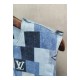 Louis Vuitton Denim Monogram Check Dress 1A62F0