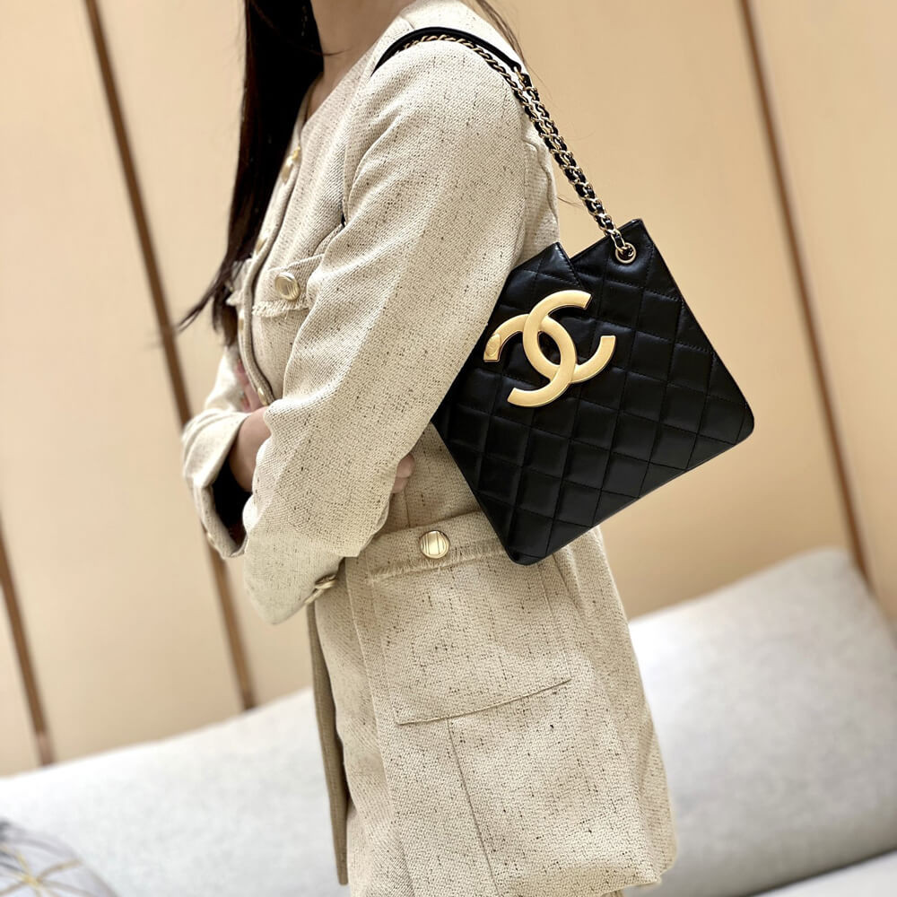 Chanel 24C Quilted Lambskin Shoulder Bag AS4596