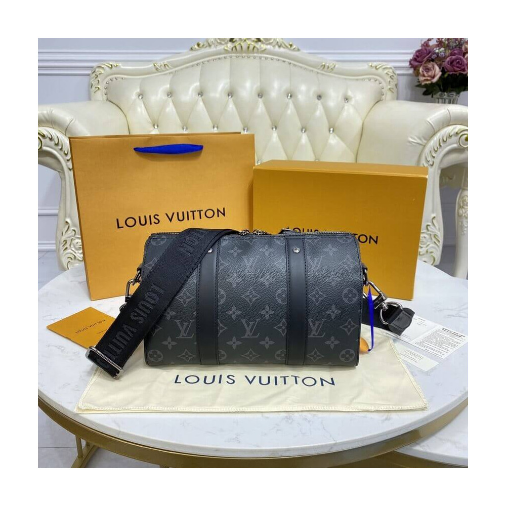 Louis Vuitton Monogram Eclipse City Keepall M45936