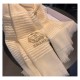 Chanel Cashmere CC Scarf A0340