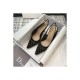 Dior J&#039;adior Slingback Pump with Thread and Bead Embroidery P768