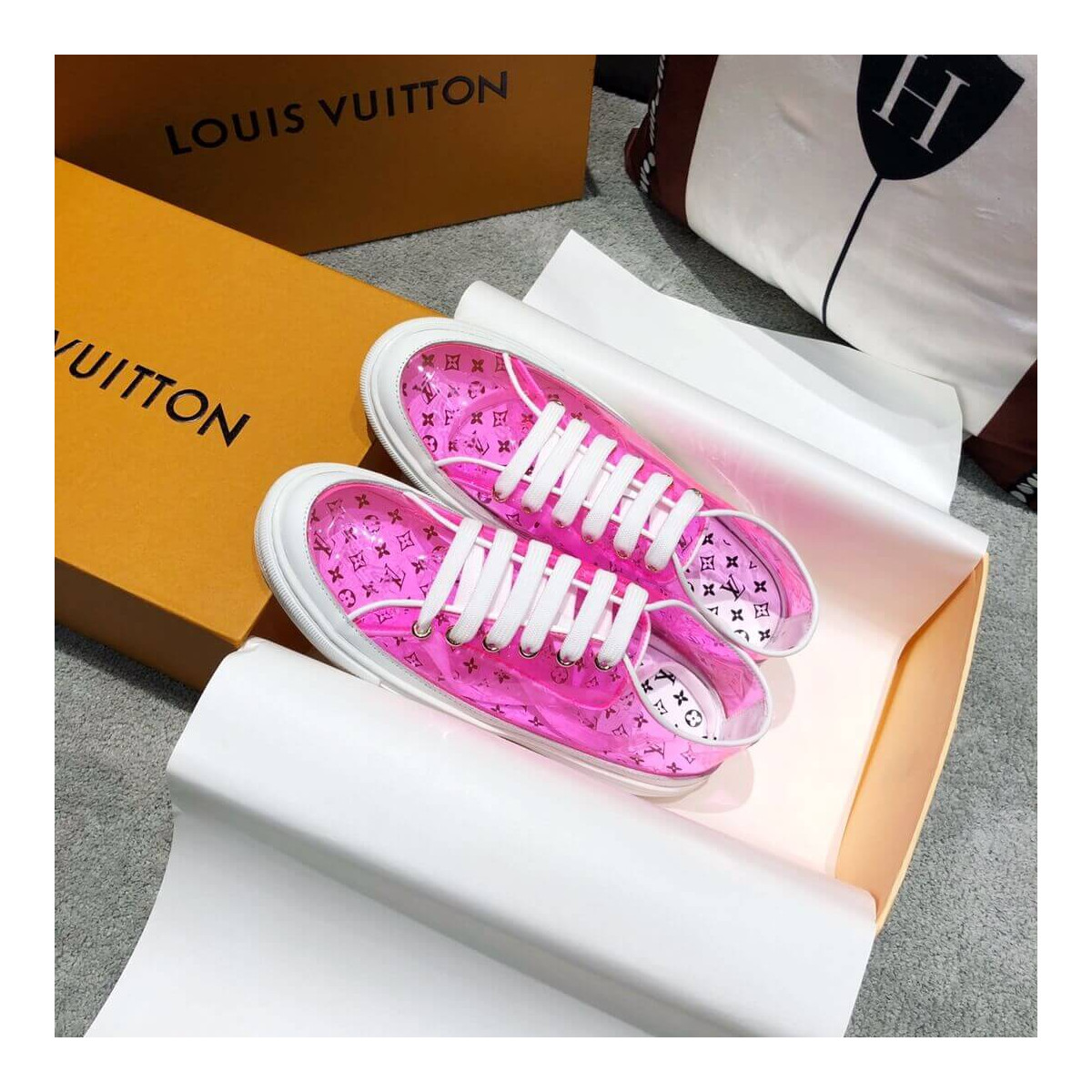 Louis Vuitton Rosy PVC Sneakers