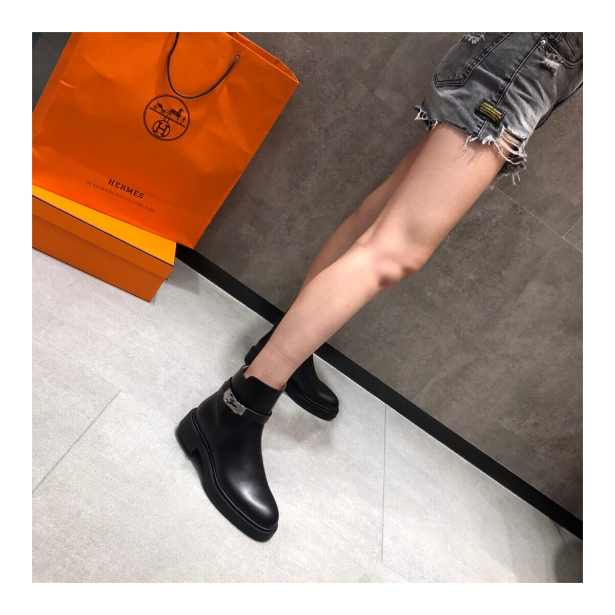 Hermes Veo ankle boot H19256