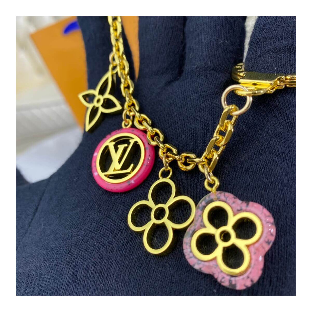 Louis Vuitton Colorline Bag Charm Chain M64527