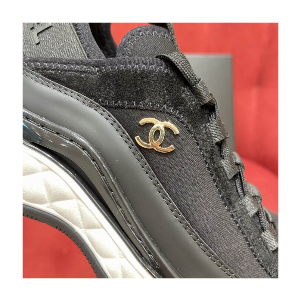 Chanel Velvet Calfskin Sneakers G35617