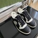 Gucci MAC80 Interlocking G Leather Sneakers Black/White 756815