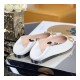 Gucci Leather Ballet Flat With Horsebit 621161 White