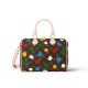 LV x YK Speedy Bandouliere 25 with 3D Painted Dots Print M46433