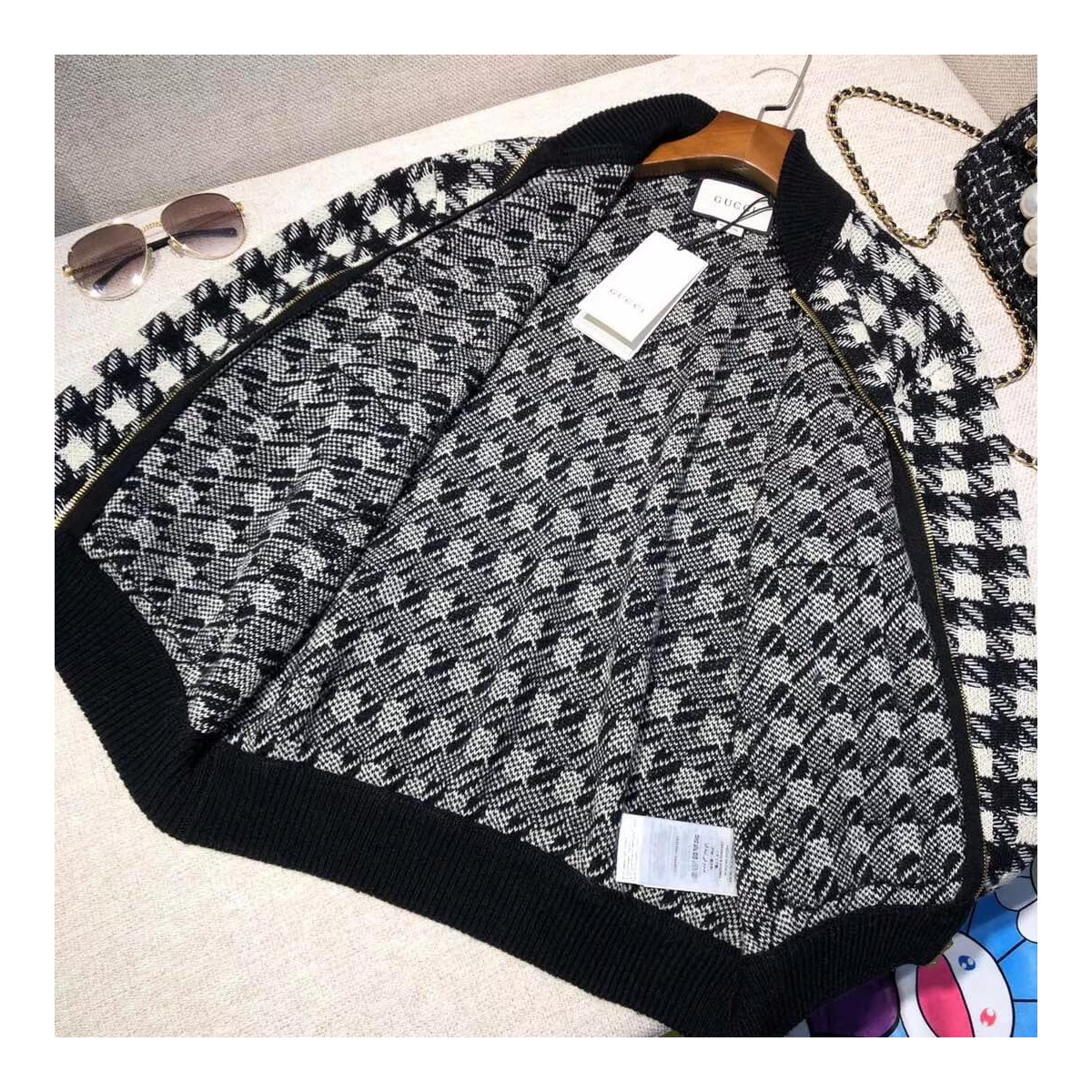 Gucci Houndstooth Jacket 595691