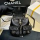 Chanel Mini Duma Backpack Caviar Calfskin Black AS3787