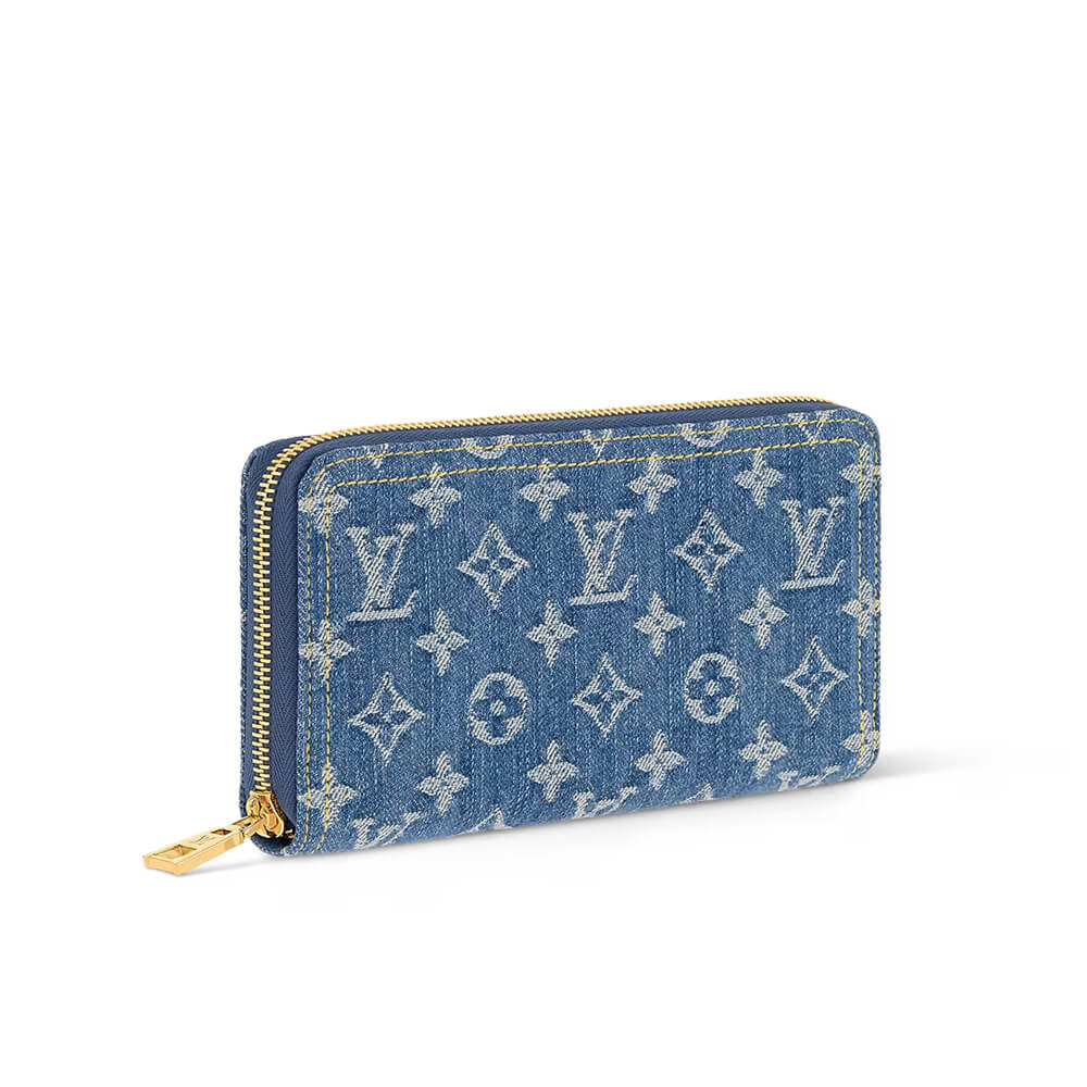 Louis Vuitton Monogram Denim Zippy Wallet M82958