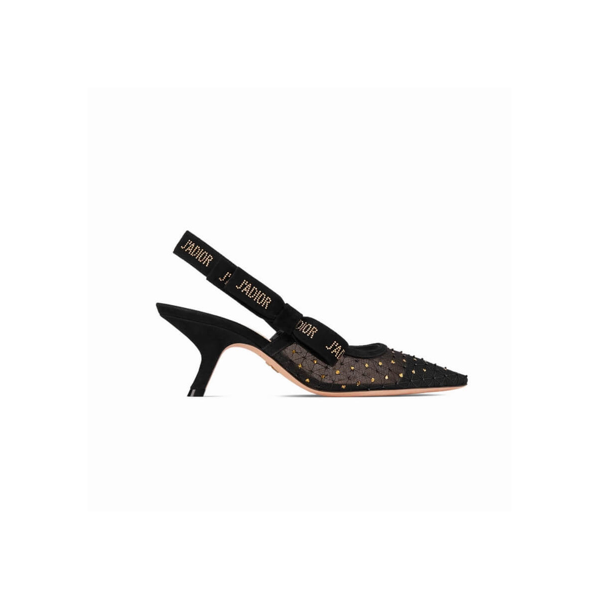 Dior J&#039;adior Slingback Pump with Thread and Bead Embroidery P767