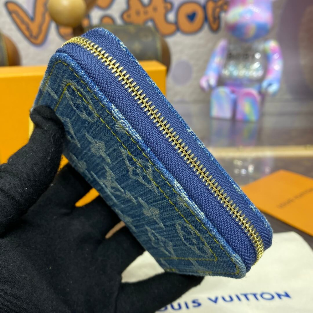 Louis Vuitton Monogram Denim Lou Wallet M83160