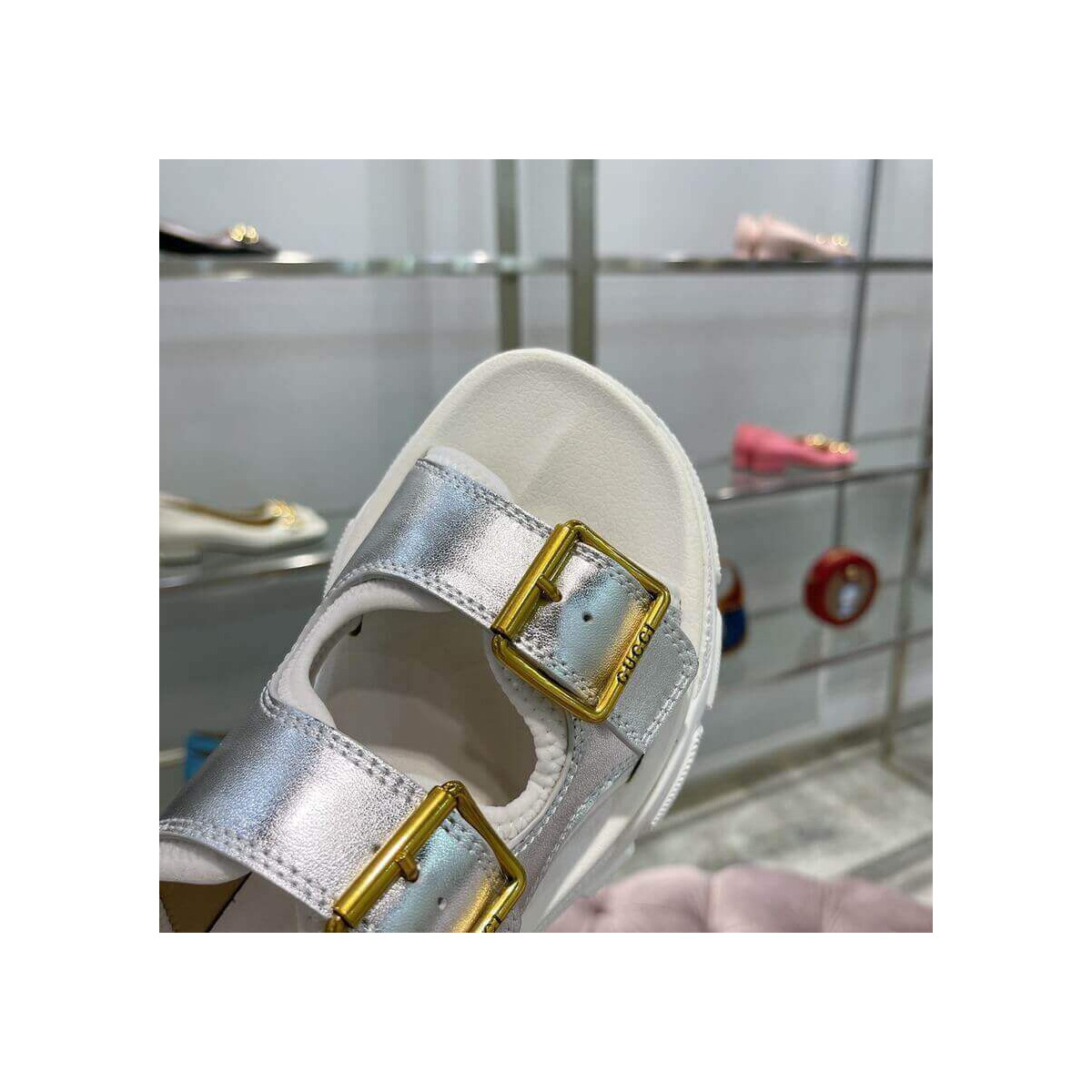 Gucci Aguru Platform Slide Sandal