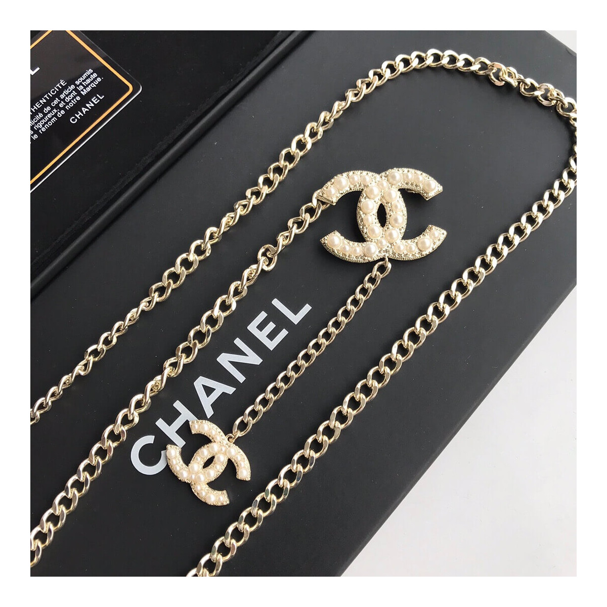 Chanel CC Logo Chain Belt 460976