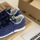 New Balance 574 x Miu Miu Denim Sneakers 5E765D