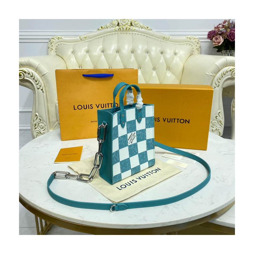 Louis Vuitton Damier Checkerboard Pattern Sac Plat XS N60495