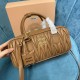 Miu Miu Arcadie Matelasse Nappa Leather Bag 5BB148 Caramel