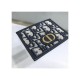 Dior 30 Montaigne Flat Card Holder Blue Oblique Jacquard S2098