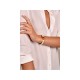 Hermes Narrow Clic H Bracelet In White