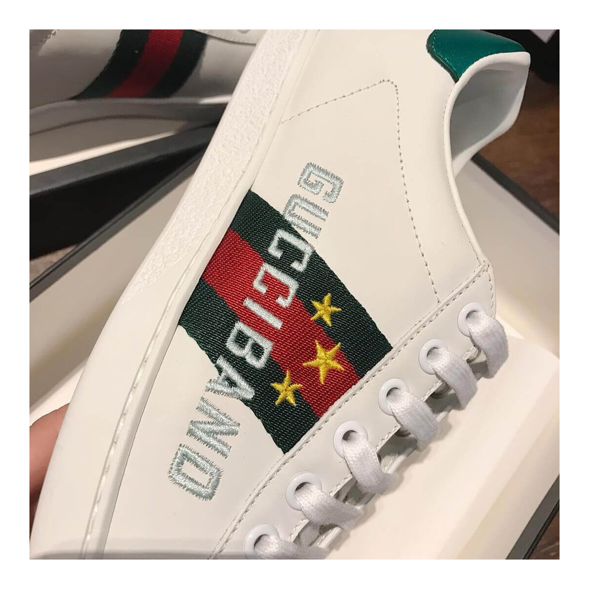 Gucci Ace Sneaker with Gucci Band 603693