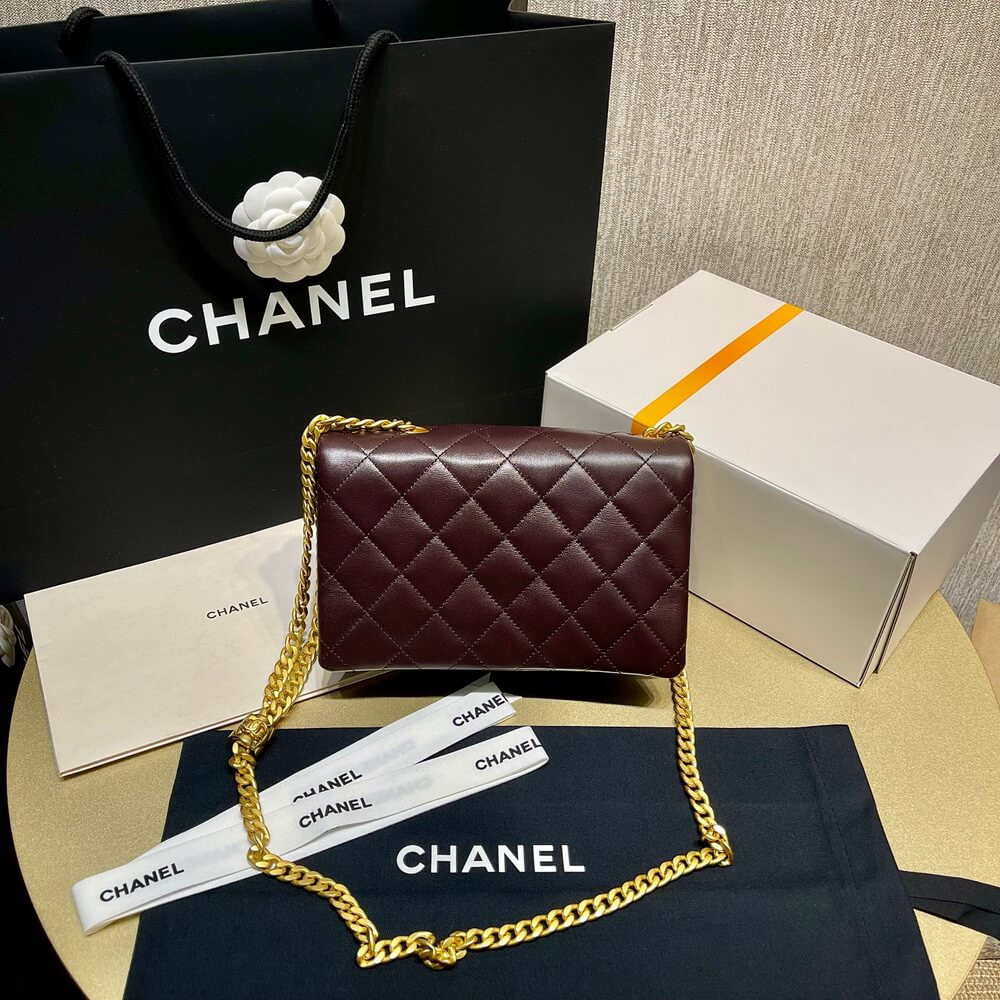 Chanel Lambskin Small Flap Bag AS3393