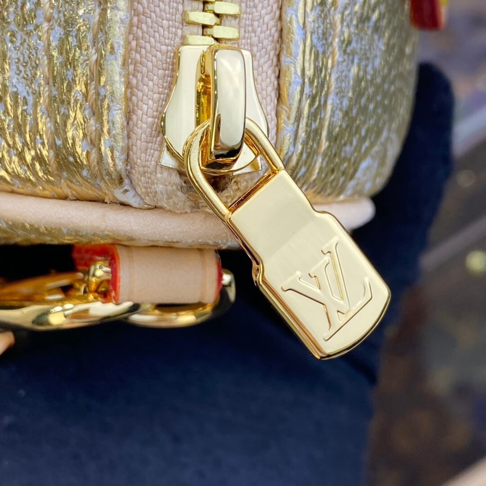 Louis Vuitton Nano Speedy M82242 Gold