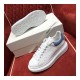 Alexander McQueen Oversized Sneaker 5537 White/Light Blue