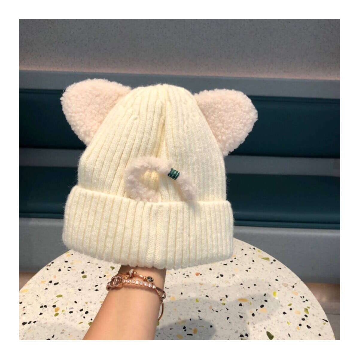 Chanel Cat Ears Wool Hat D016