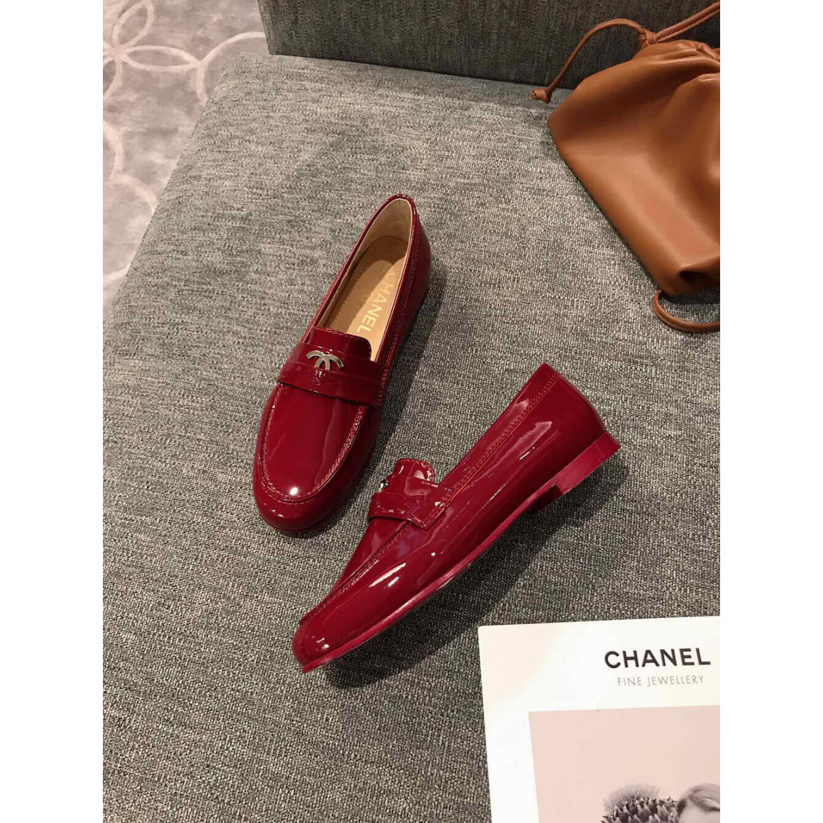 Chanel Patent Leather Loafers G35631