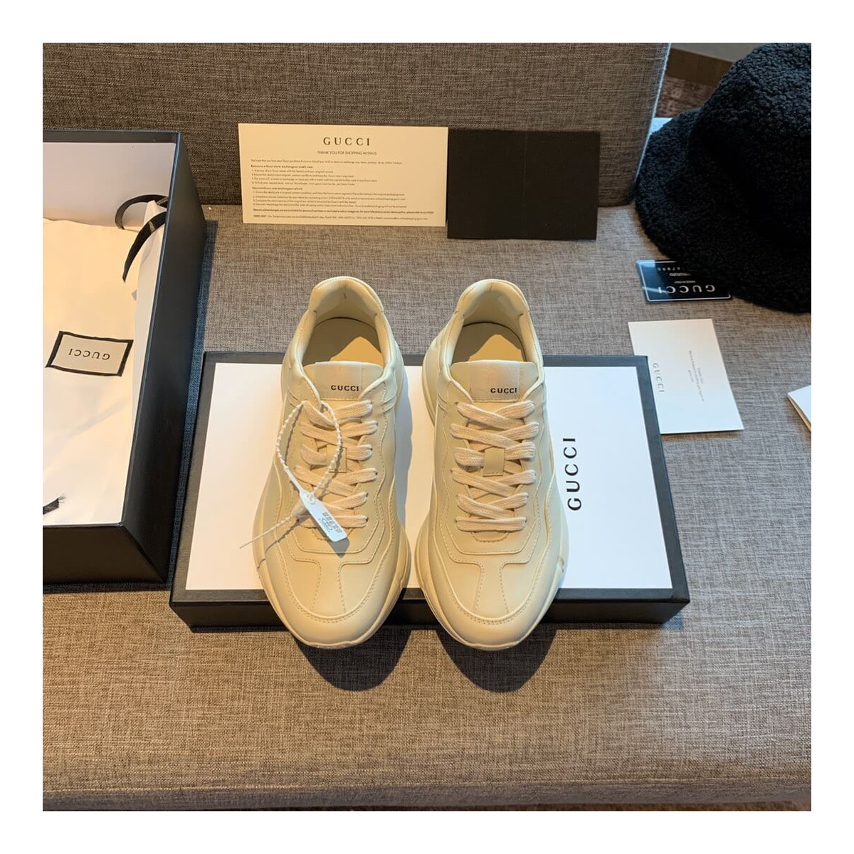 Gucci Rhyton Leather Sneaker 500878