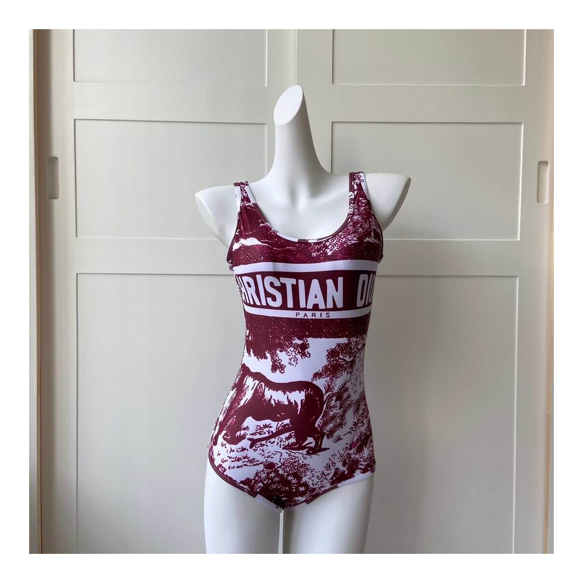 Christian Dior Animal Plant One Piece Swimsuit 259471