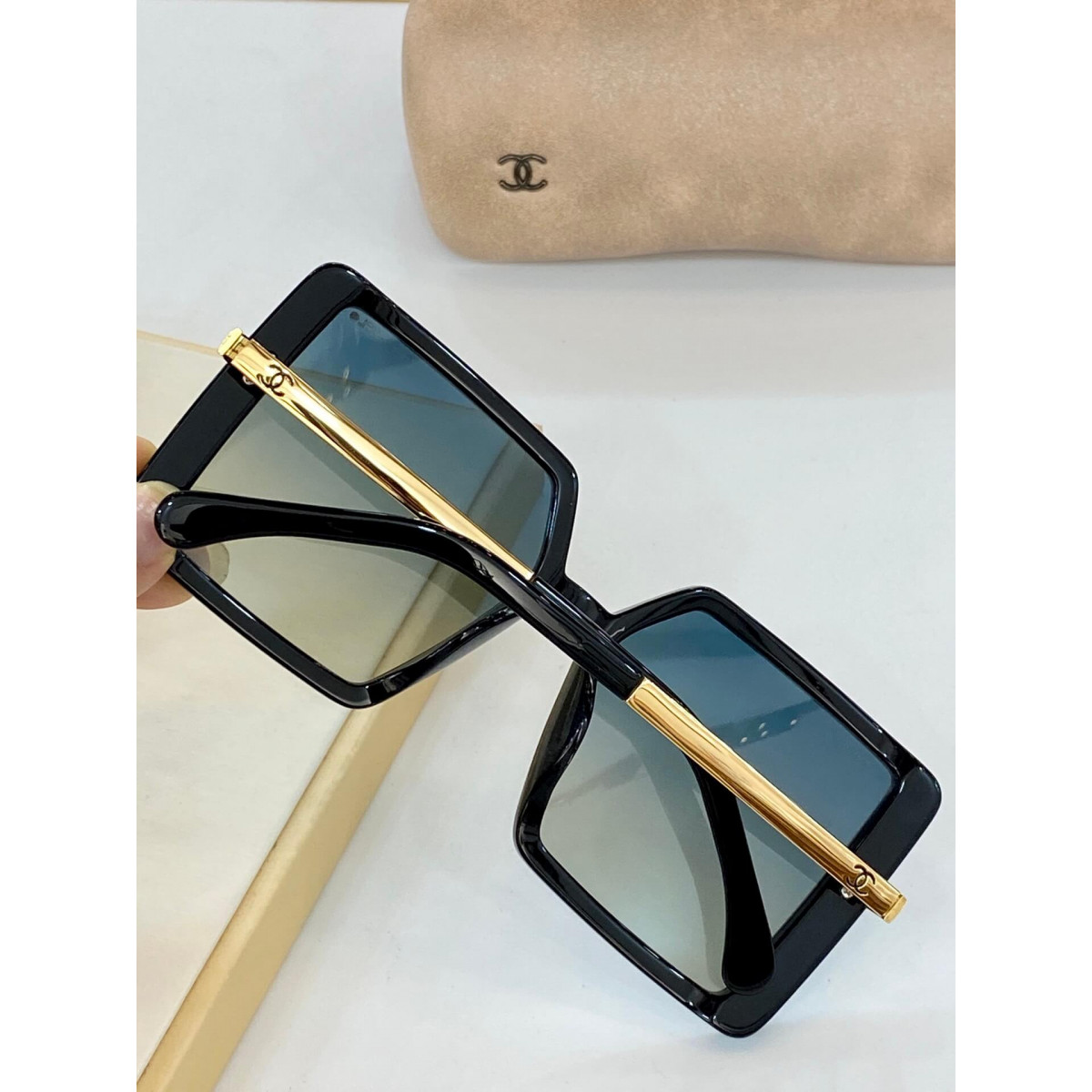 Chanel Rectangle Sunglass 5529