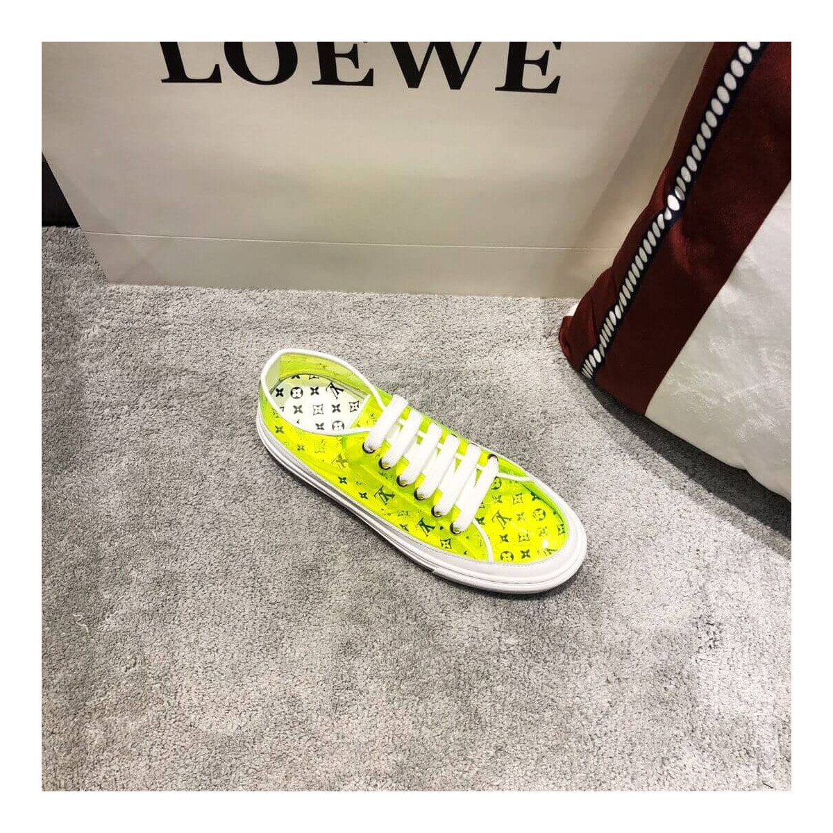 Louis Vuitton Yellow PVC Sneakers