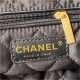 Chanel 22 Small Handbag Shiny Calfskin AS3260 Black Gold