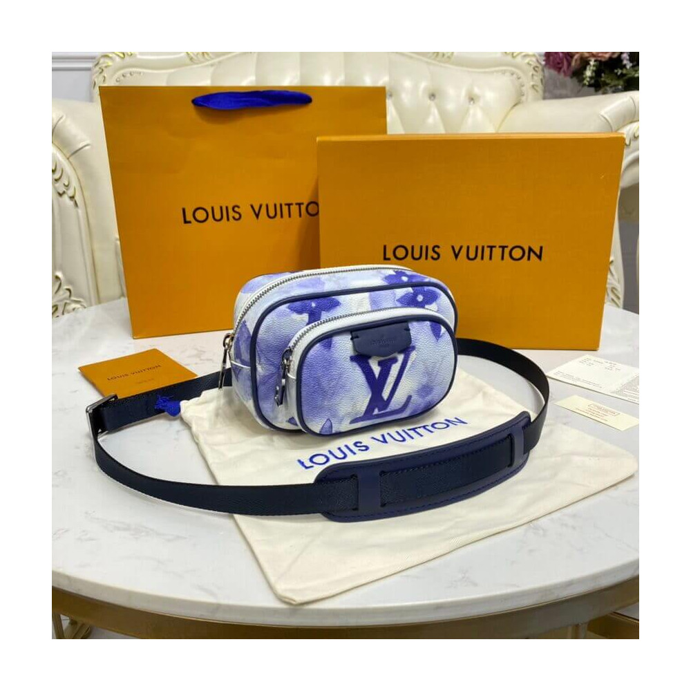 Louis Vuitton Monogram Watercolor Blue Outdoor Pouch M45763