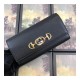 Gucci Zumi Grainy Leather Continental Wallet 573612