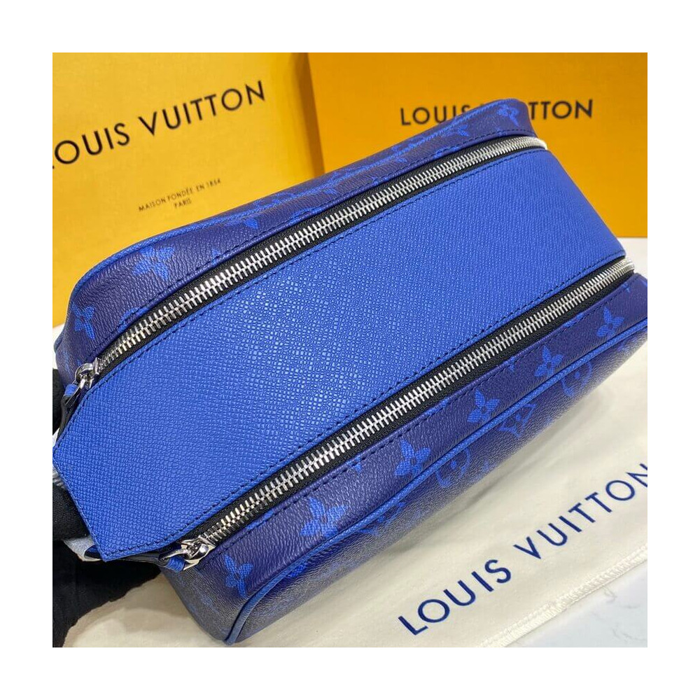 Louis Vuitton Dopp Kit Toilet Pouch M30849 Cobalt Blue