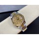 Rolex Datejust 41mm Oystersteel and Yellow Gold Automatic Fluted Bezel